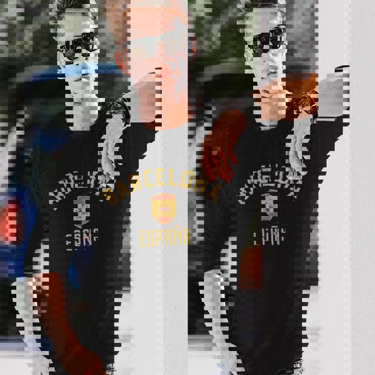 Barcelonapain スペイン、バルセロナ 長袖tシャツ 長袖Tシャツ 彼への贈り物