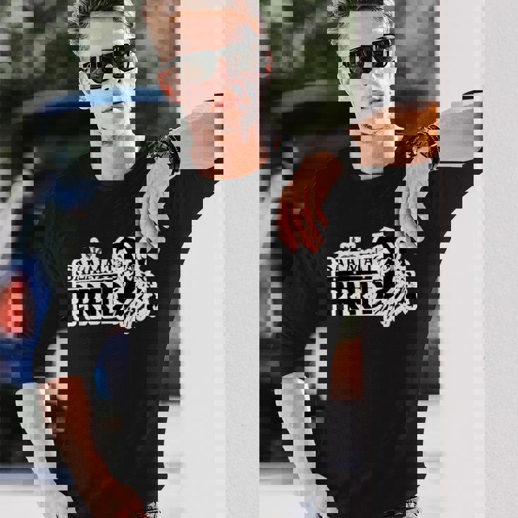 Bbm サラ・マルコス ドゥテルテ・ピノイ ピネー レッド グリーン Prrd 長袖Tシャツ 彼への贈り物