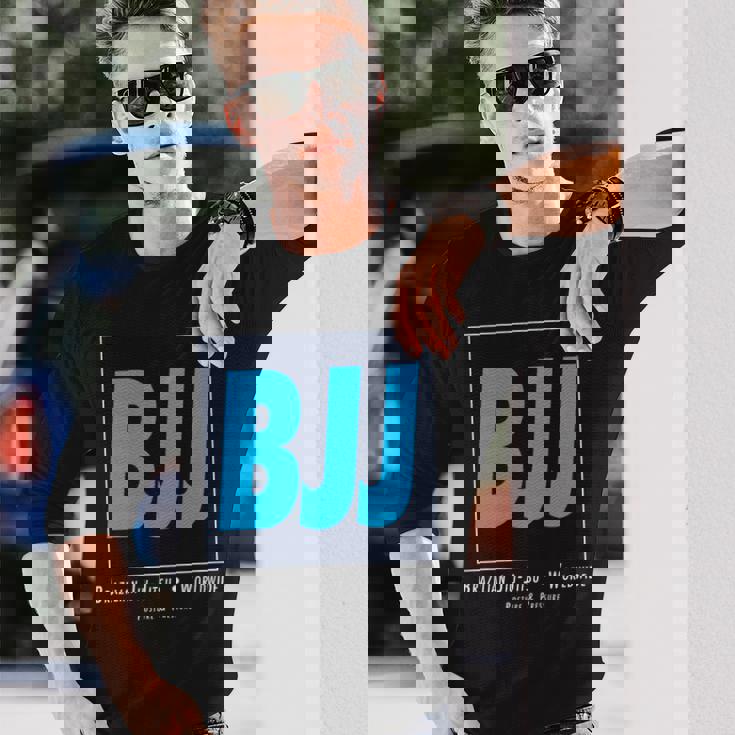 Bjj ブラジリアン柔術アート グラップリング&総合格闘技用 長袖tシャツ 長袖Tシャツ 彼への贈り物