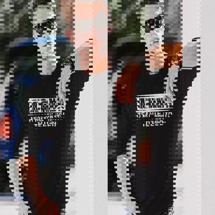 Bmx Grandpa The Man The Myth The Legend 長袖Tシャツ 彼への贈り物