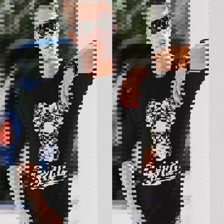 Boricua プエルトリコ ヒスパニック遺産 長袖Tシャツ 彼への贈り物