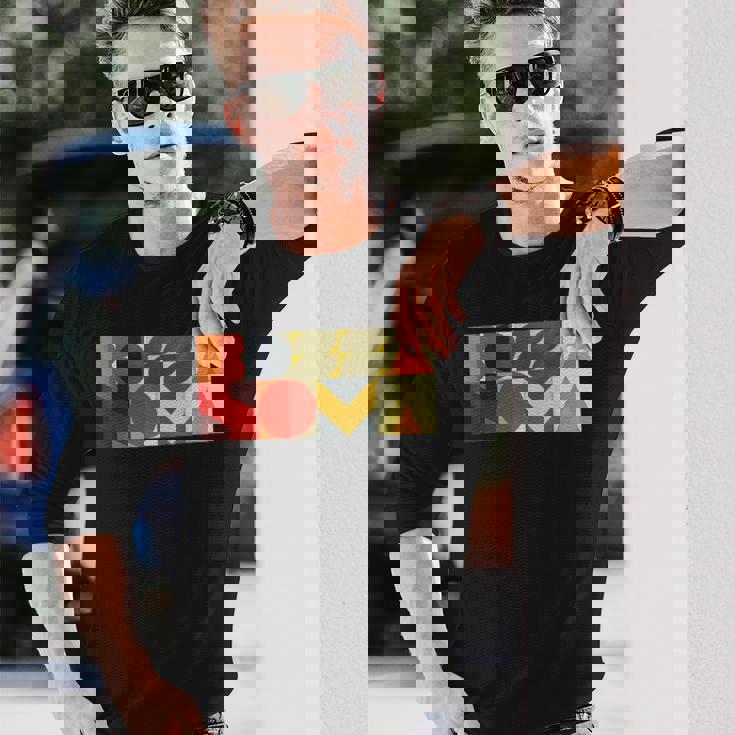 Bossa Nova ブラジル ジャズ ミュージック ヴィンテージ タイポグラフィ 長袖Tシャツ 彼への贈り物