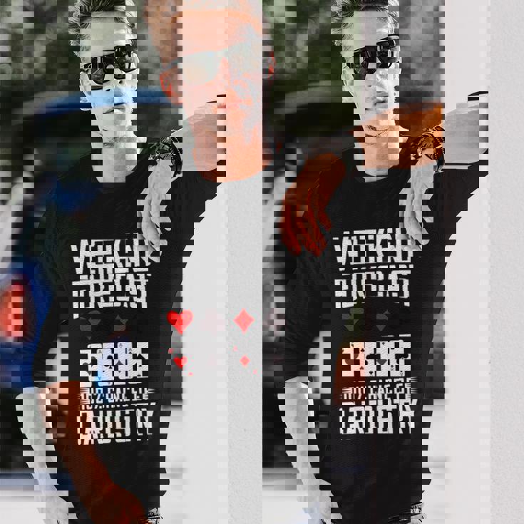 Cardistry デッキカード フローリッシュ トリック トランプ トレーナー 長袖tシャツ 長袖Tシャツ 彼への贈り物