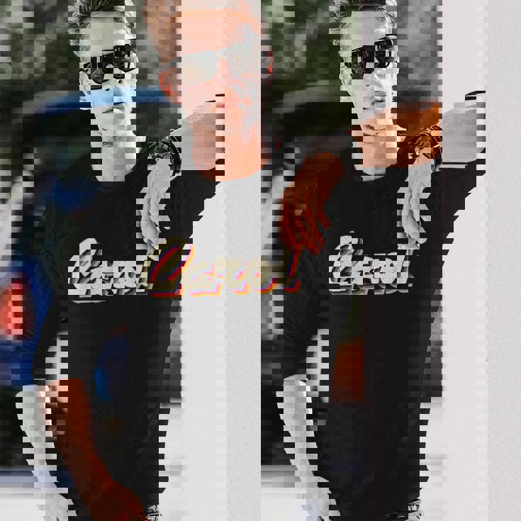 Carol アイデア レトロ ファーストネーム ヴィンテージ キャロル 長袖Tシャツ 彼への贈り物