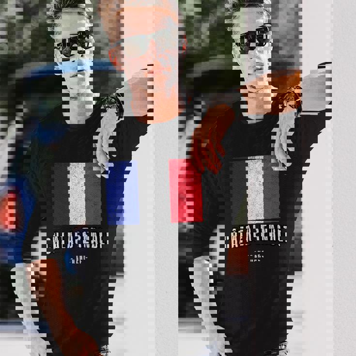 Château-Renault France 長袖Tシャツ 彼への贈り物