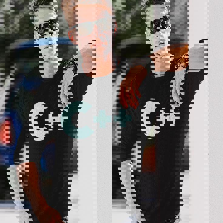 Cプログラマーティー コンピューター開発者 長袖Tシャツ 彼への贈り物