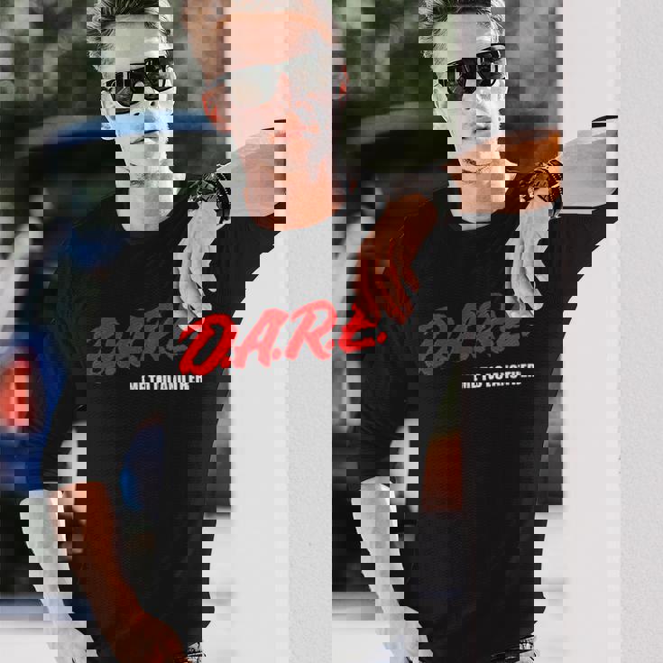 DARE Me To Do Another Meme 長袖Tシャツ 彼への贈り物