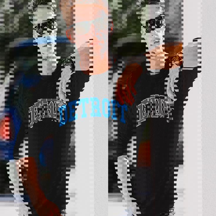 Detroit Throwback Classic 長袖Tシャツ 彼への贈り物