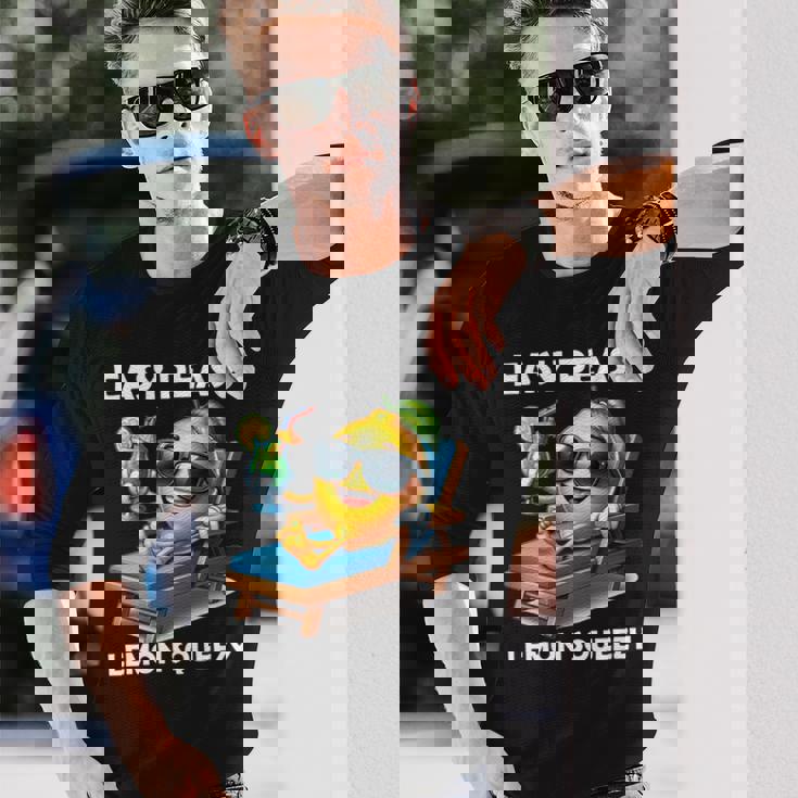 Easy Peasy レモンスクイーズ 長袖tシャツ 長袖Tシャツ 彼への贈り物