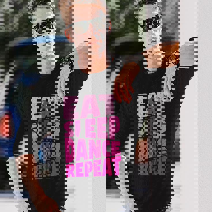 Eatleep Dance リピートダンサー メンズ レディース ダンサー ラブダンス 長袖Tシャツ 彼への贈り物