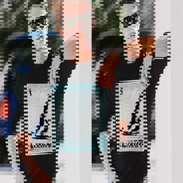 El Windsurf メキシカンウインドサーフィンカード 長袖Tシャツ 彼への贈り物