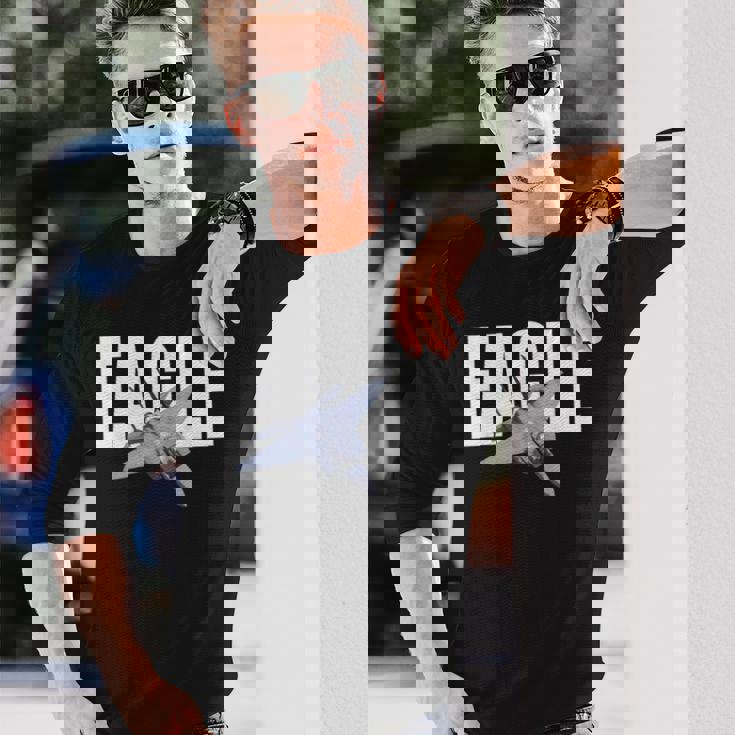 F-15 イーグル 長袖Tシャツ 彼への贈り物