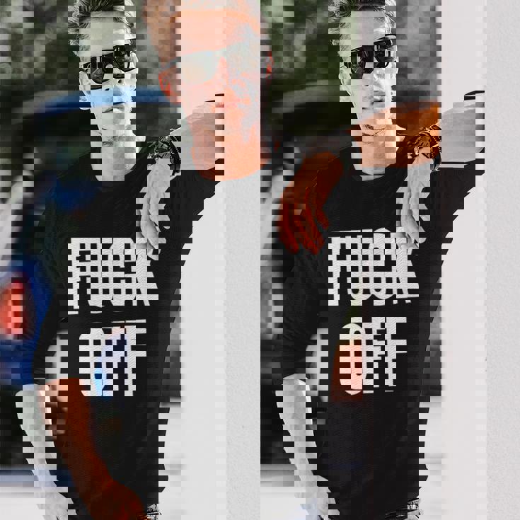 Fack Off – デザイン – Fuck Off 長袖Tシャツ 彼への贈り物