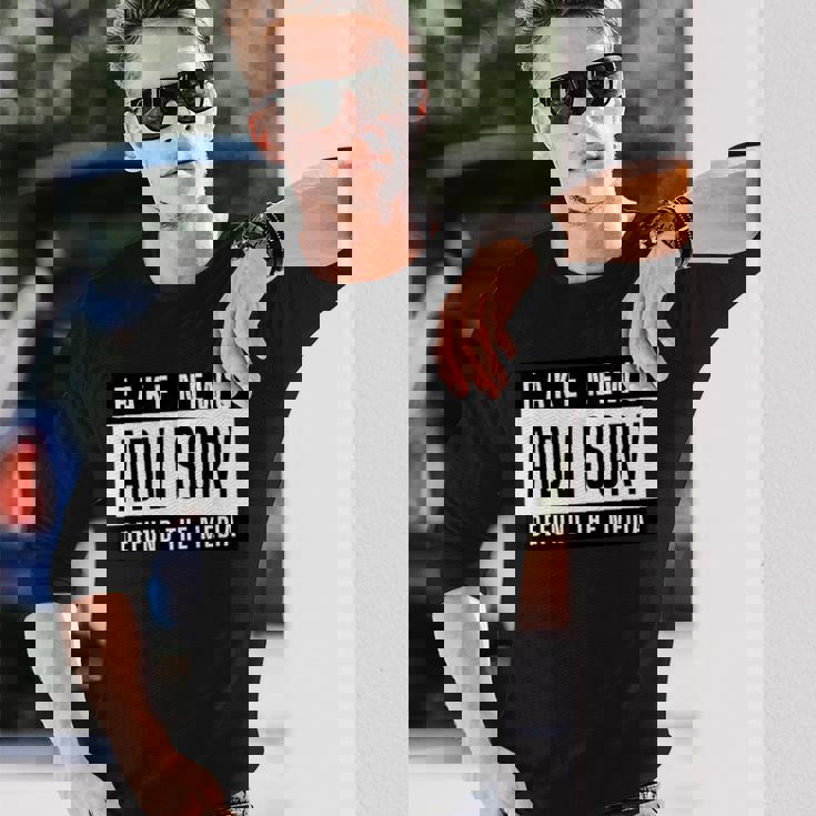 Fake News Advisory Defund The Media 長袖Tシャツ 彼への贈り物