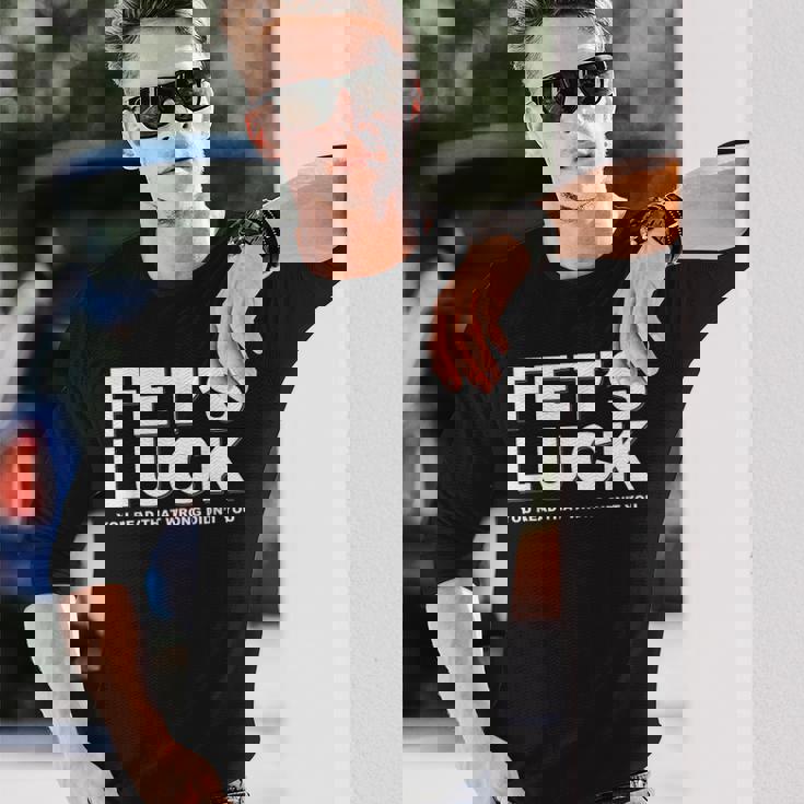 Fet's Luck ays 長袖Tシャツ 彼への贈り物