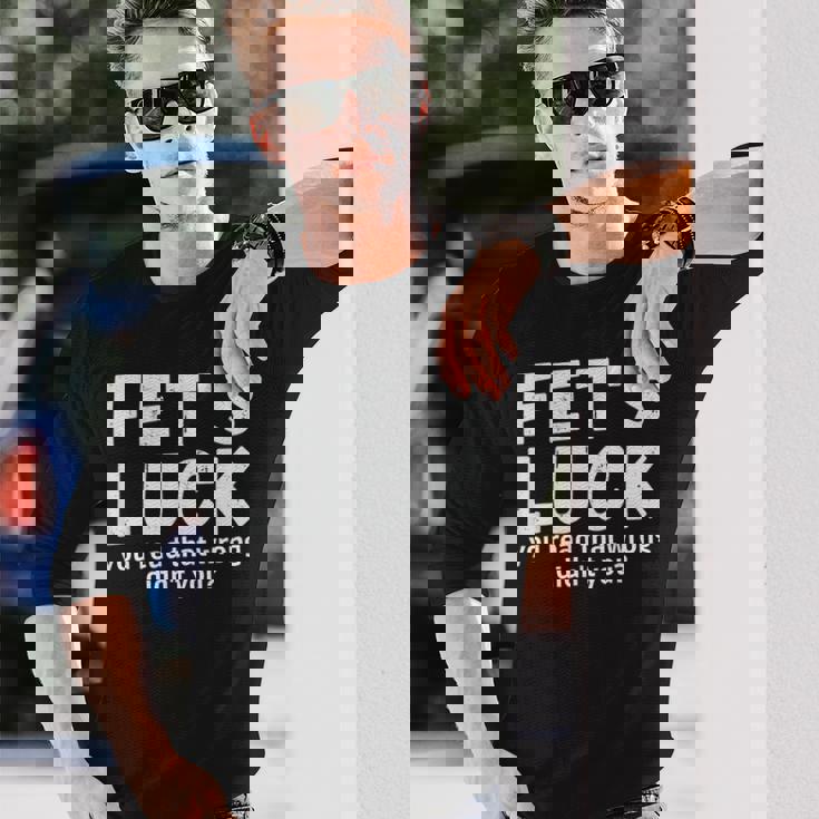 Fet's Luck 長袖Tシャツ 彼への贈り物
