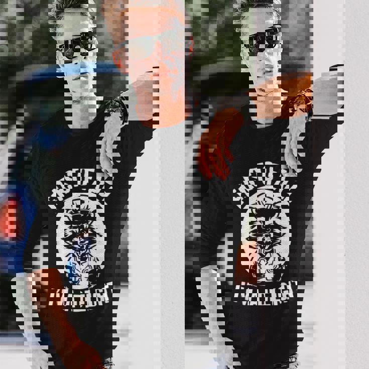 First Of All I'm A Delight アライグマ 看護師 面白い 長袖Tシャツ 彼への贈り物