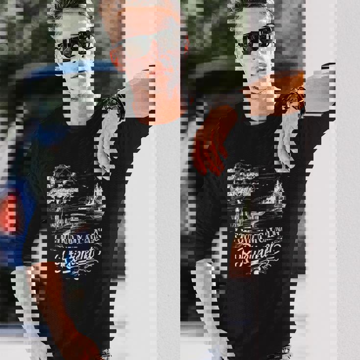 I Found My Calling Retirement ユーモア 退職者 シニア 長袖tシャツ 長袖Tシャツ 彼への贈り物