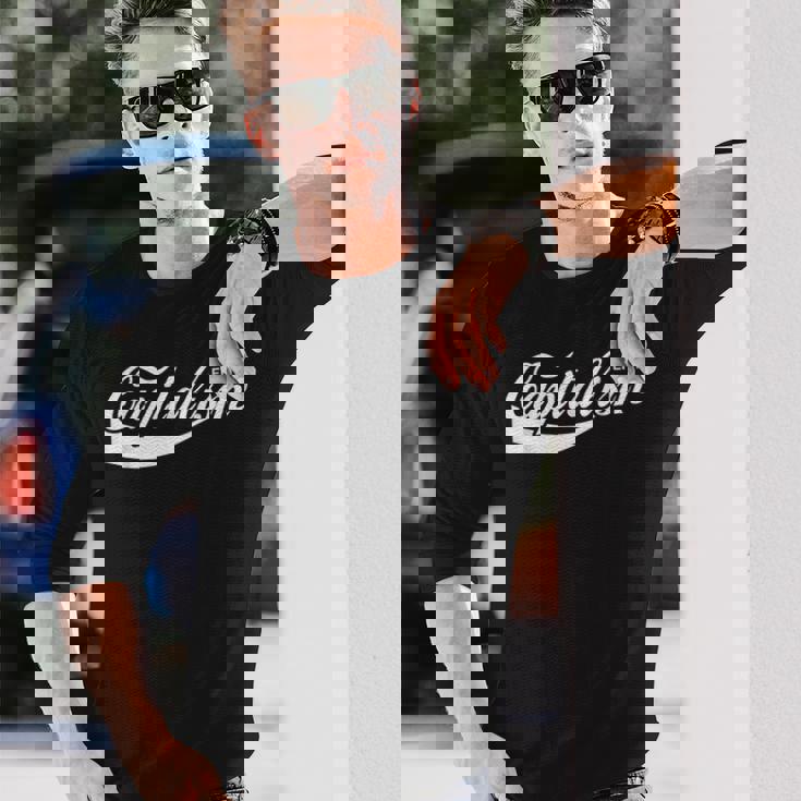 Enjoy Capitalism 長袖Tシャツ 彼への贈り物