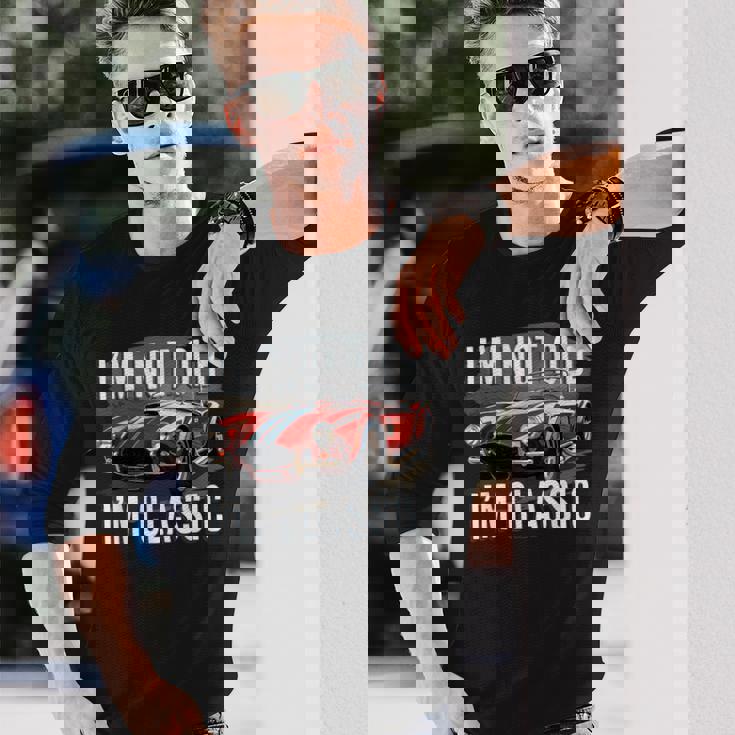 I'm Not Old I'm Classic レトロ フォード シェルビー コブラ マッスルカー 長袖Tシャツ 彼への贈り物