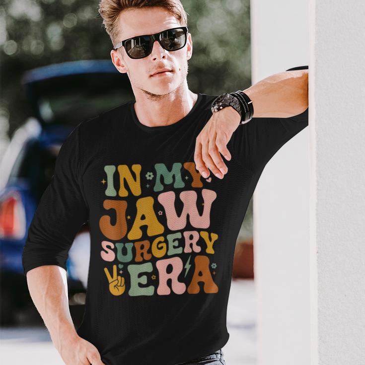 In My Jaw Surgery Era Broken Jaw Surgery Recovery Long Sleeve T-Shirt Gifts for Him