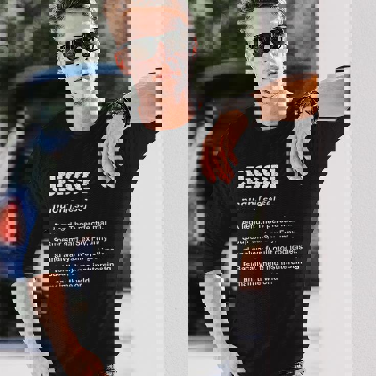 Jesse ネームシャツ 長袖Tシャツ 彼への贈り物