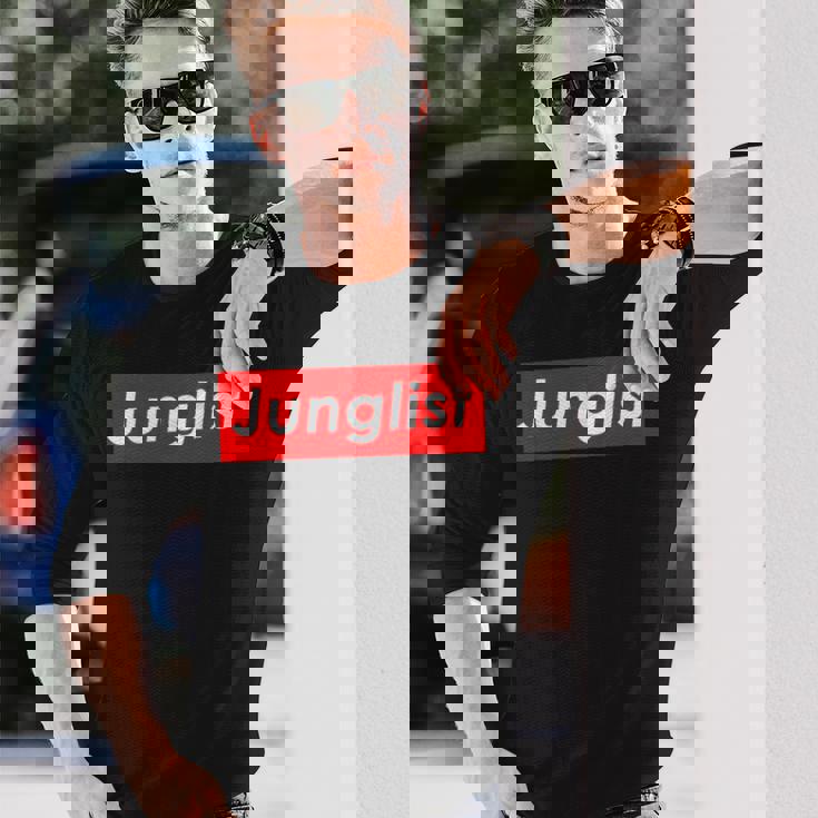 Junglist Movement Drum And Bass Music For Junglist 長袖Tシャツ 彼への贈り物