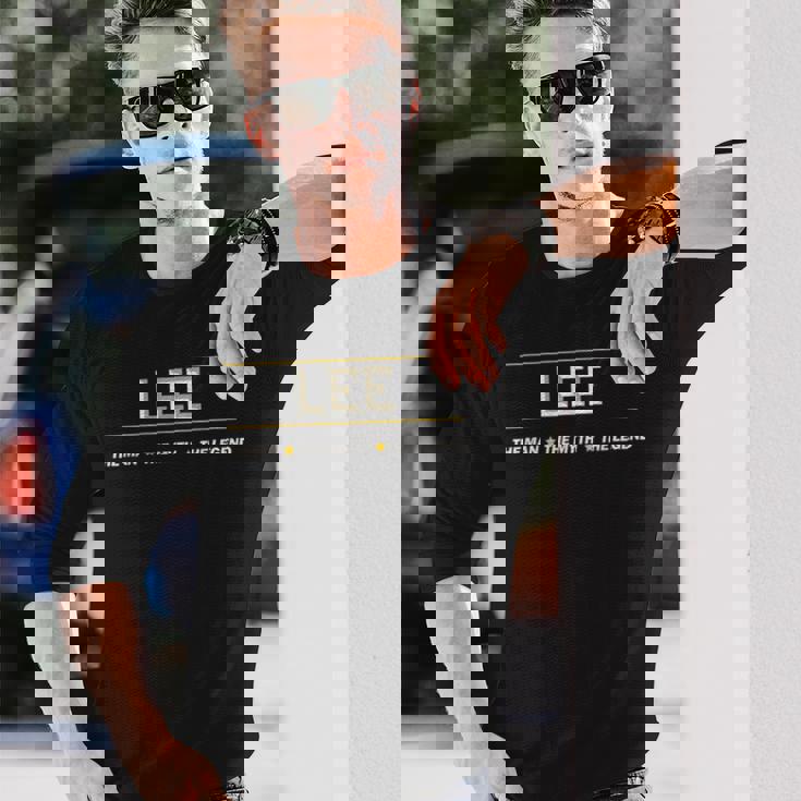 Lee The Man The Myth The Legend 長袖Tシャツ 彼への贈り物