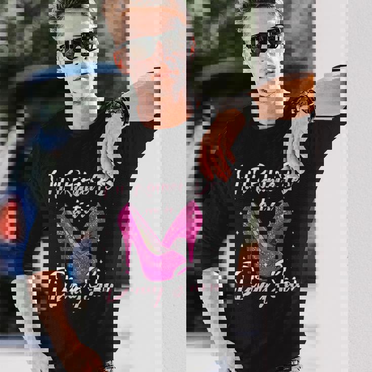 Lgbtq I'd Rather Be At A Draghow ドラァグクイーン 長袖tシャツ 長袖Tシャツ 彼への贈り物