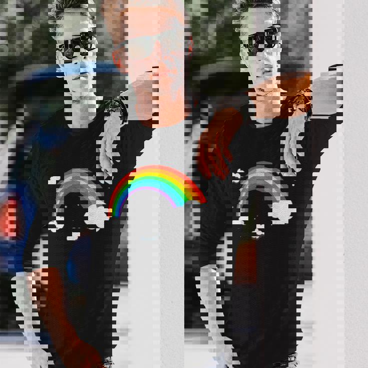 Lgbtプライドレインボー 長袖Tシャツ 彼への贈り物