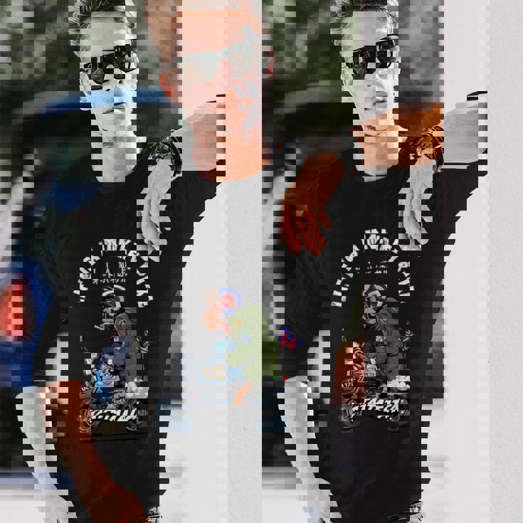 Life Is A Monkey Bike クラシック ブリットモッド 長袖Tシャツ 彼への贈り物