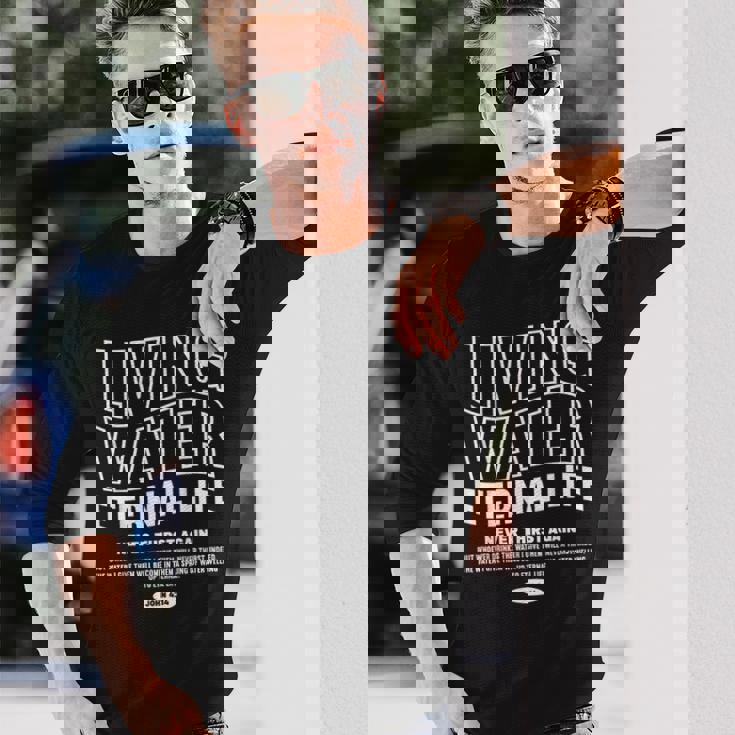 Living Water Eternal Life John 4 長袖Tシャツ 彼への贈り物