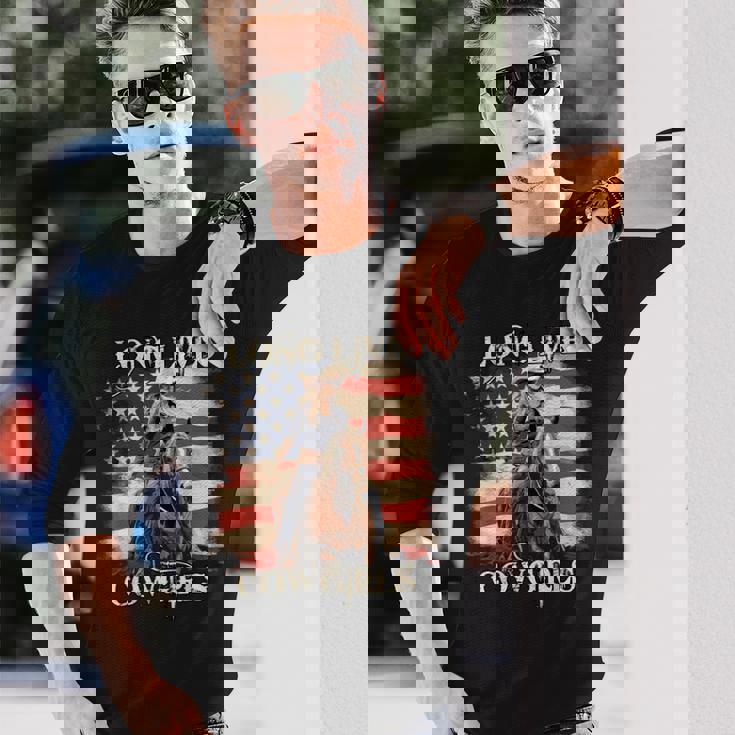 Long Live Howdy Rodeo ウエスタンカントリー サザンカウガール 長袖Tシャツ 彼への贈り物