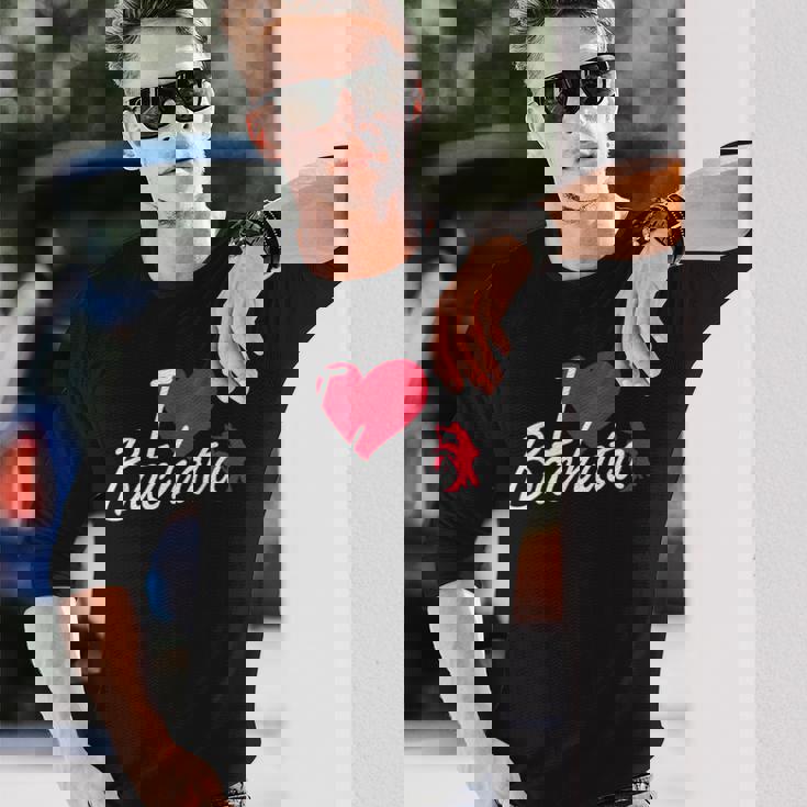 I Love Bachata Latin America ドミニカダンスレッスン 長袖Tシャツ 彼への贈り物