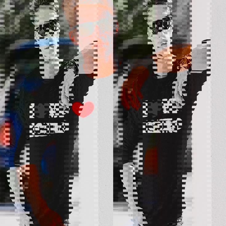 I Love My Ichiro アイ・ラブ・マイ・イチロー 長袖Tシャツ 彼への贈り物