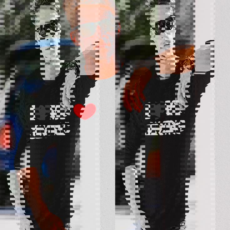 I Love My Jiming 私はジミンが大好きです 長袖Tシャツ 彼への贈り物