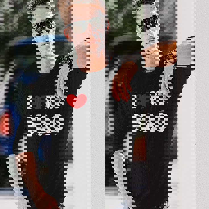 I Love My Nao アイ・ラブ・マイ・ナオ 長袖Tシャツ 彼への贈り物