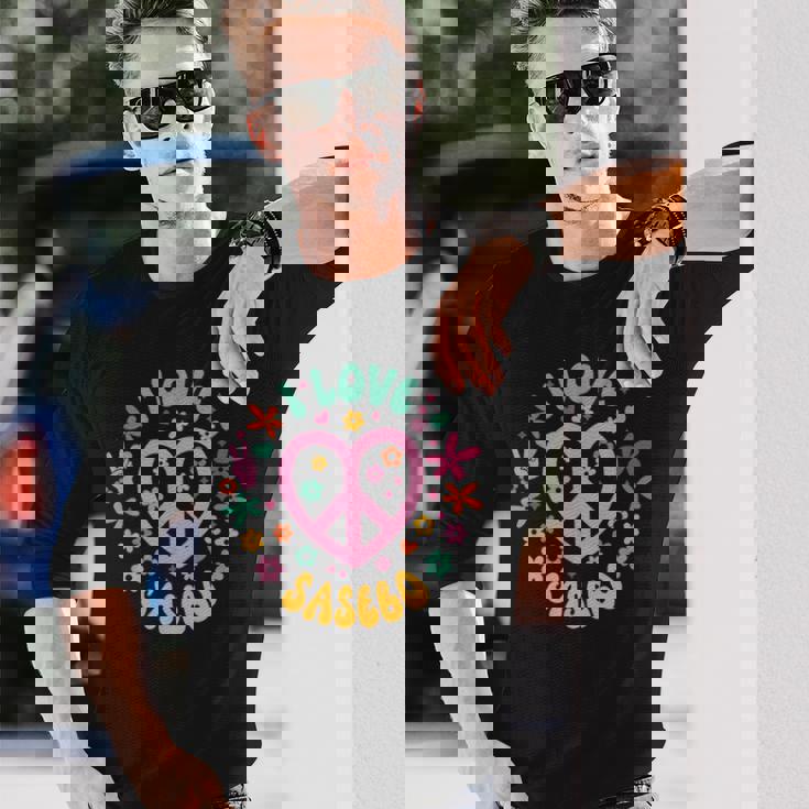 I Loveasebo 佐世保大好き 長袖Tシャツ 彼への贈り物