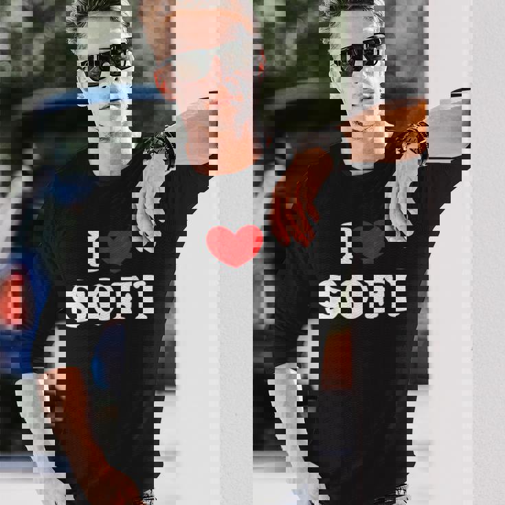 I Loveofi 私は愛するofi 長袖Tシャツ 彼への贈り物