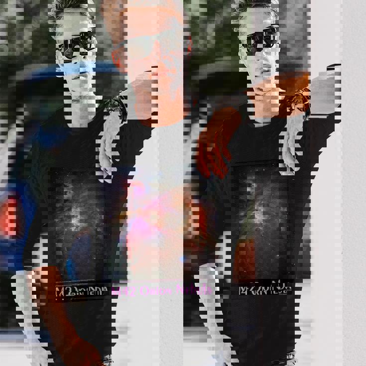 M42 オリオン星雲天文シャツ 長袖Tシャツ 彼への贈り物