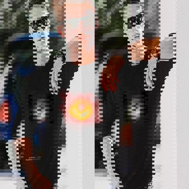 M87 射手座 ブラックホール ファーストフォトtシャツ 長袖Tシャツ 彼への贈り物