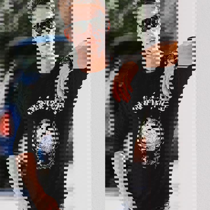 Motorhedge ヘビーメタル ハリネズミ ハリネズミ 長袖Tシャツ 彼への贈り物