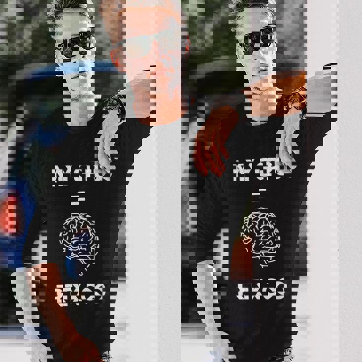 My Gpu Rtx Infinite、グラフィックスカードユニット Rtx Endless 長袖Tシャツ 彼への贈り物