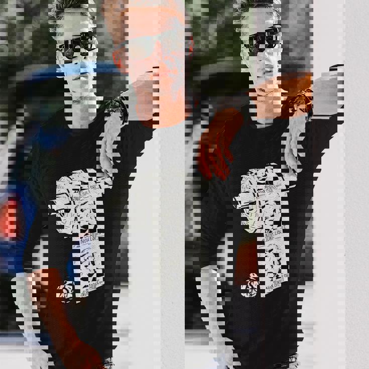 No More Bullshit アンチトランプ大統領選挙トイレットペーパー 長袖Tシャツ 彼への贈り物