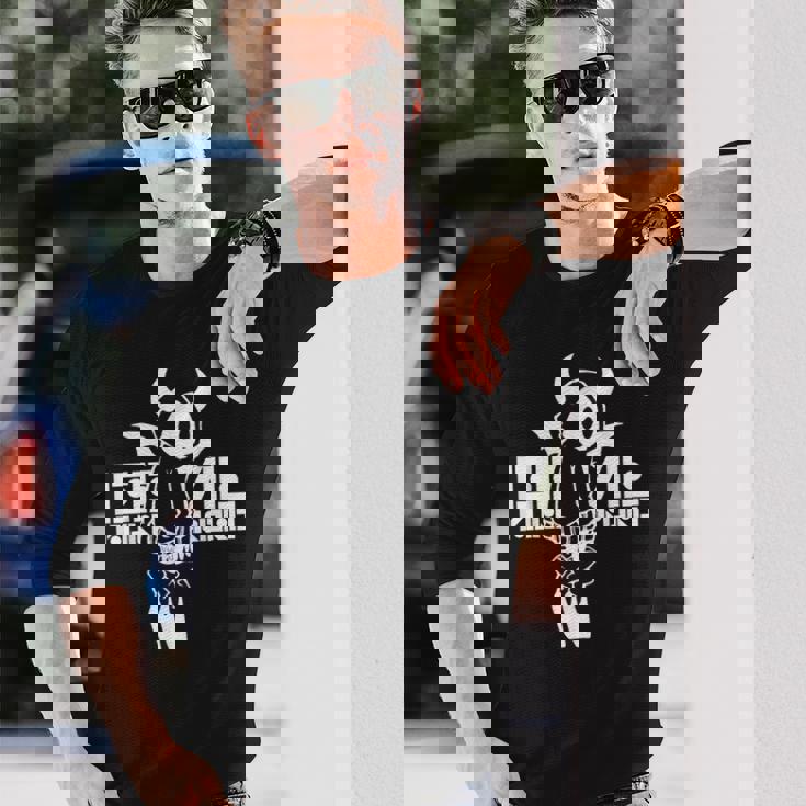 Nog-T-0004-悪魔-黒 長袖Tシャツ 彼への贈り物