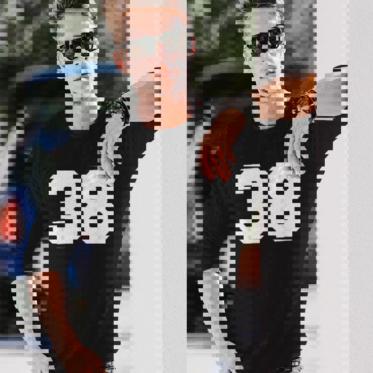 Number 38Ports Jersey Player 38 Fan Front Printarsity 長袖Tシャツ 彼への贈り物