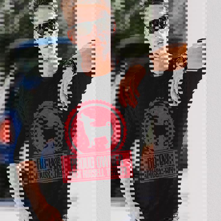 Proud Owner ジャックラッセルテリア 長袖Tシャツ 彼への贈り物