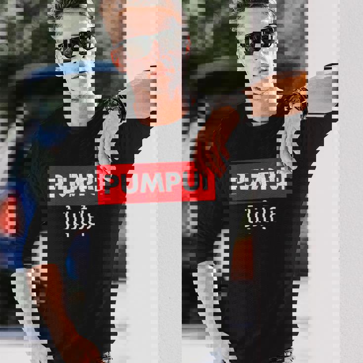 Pumpui おかしなタイ語台本「レッドパタヤ」タイ 長袖Tシャツ 彼への贈り物