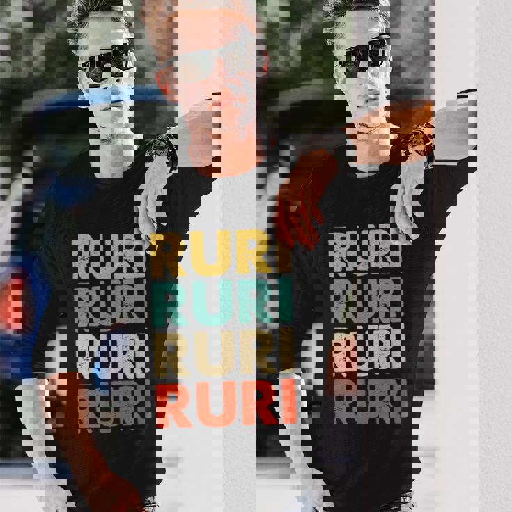 Ruri 瑠璃 長袖Tシャツ 彼への贈り物