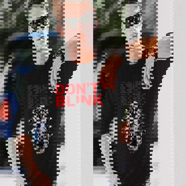 Scp-173 – Don't Blink 長袖Tシャツ 彼への贈り物